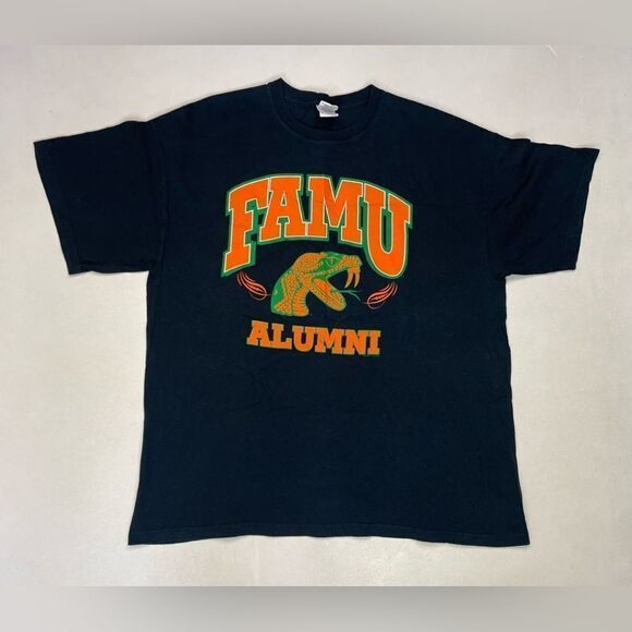 FAMU Rattlers Florida A&M University Alumni Graphic T-shirt Men XL Black - Picture 1 of 5